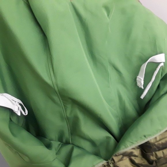 Prom Party Strapless Pearl beaded cocktail dress floral Applique Hem 1X 44" Bust - Picture 4 of 7